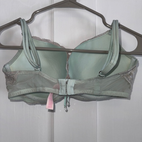 VS Lace Bra in Green and Beige - Picture 2 of 3